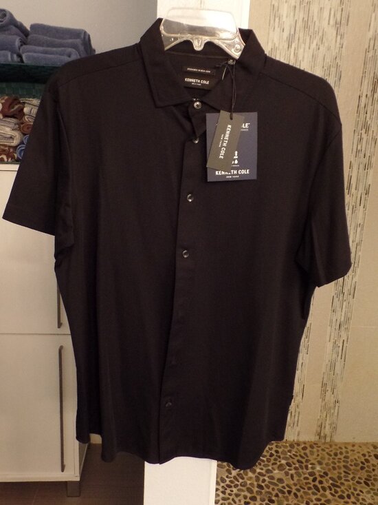 Kenneth Cole Other - KENNETH COLE - Men's Slim Fit Short Sleeve - Medium NWT - Black